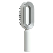Brosse Auto-Nettoyante Femme Massage Cuir Chevelu & Anti-Statique