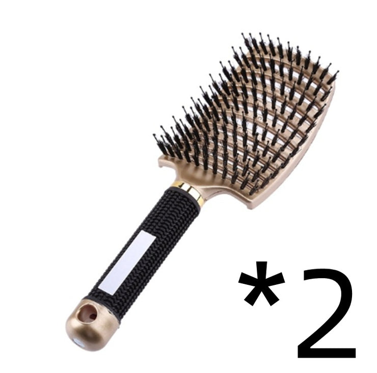 Brosse démêlante femme Poils nylon et massage du cuir chevelu