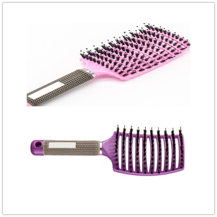 Brosse Démêlante Anti-Nœuds Massage Cuir Chevelu & Brillance