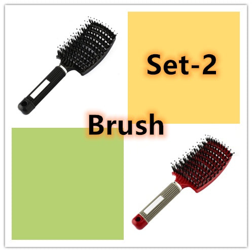 Brosse Démêlante Anti-Nœuds Massage Cuir Chevelu & Brillance