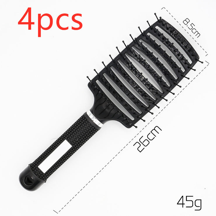 Brosse Démêlante Anti-Nœuds Massage Cuir Chevelu & Brillance