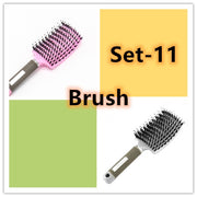 Brosse Démêlante Anti-Nœuds Massage Cuir Chevelu & Brillance