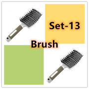 Brosse Démêlante Anti-Nœuds Massage Cuir Chevelu & Brillance