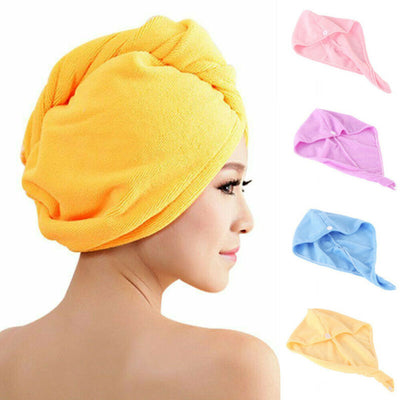 Capuche Sèche-Cheveux en Microfibre Absorption Rapide & Soin Doux
