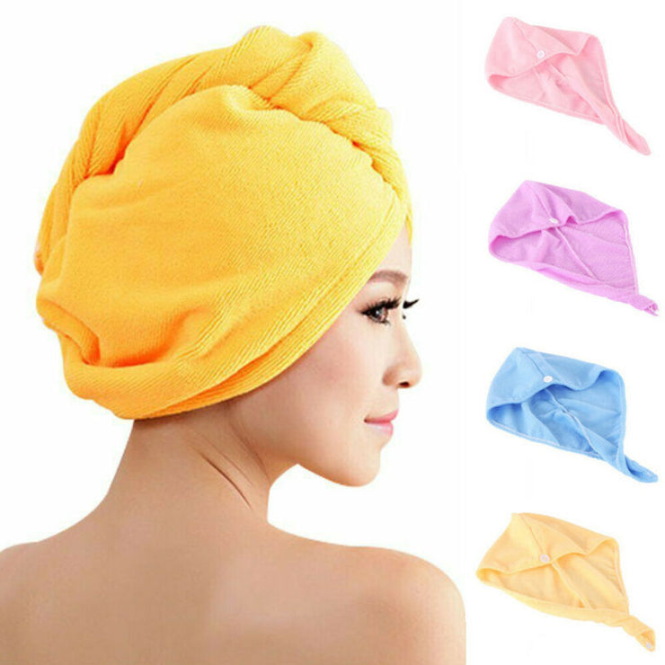 Capuche Sèche-Cheveux en Microfibre Absorption Rapide & Soin Doux