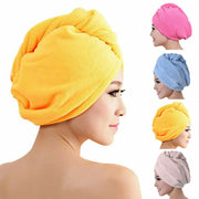 Capuche Sèche-Cheveux en Microfibre Absorption Rapide & Soin Doux