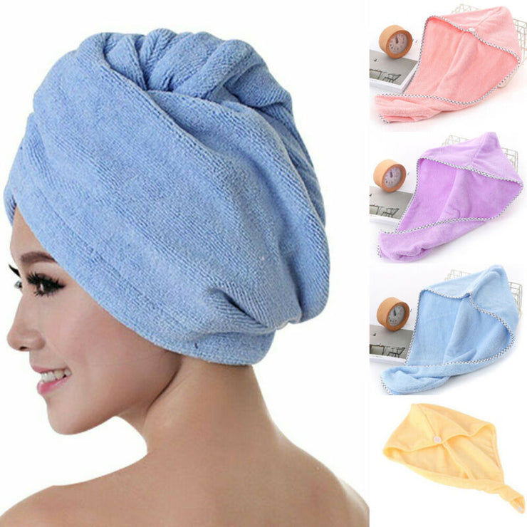 Capuche Sèche-Cheveux en Microfibre Absorption Rapide & Soin Doux