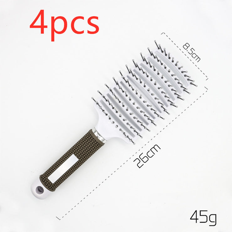 Brosse Démêlante Anti-Nœuds Massage Cuir Chevelu & Brillance