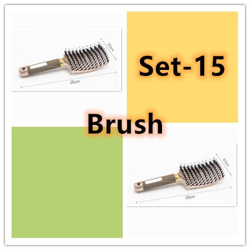 Brosse Démêlante Anti-Nœuds Massage Cuir Chevelu & Brillance