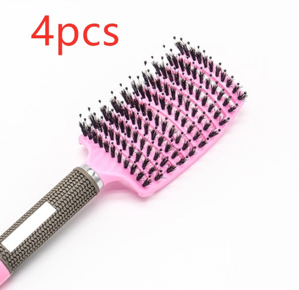 Brosse Démêlante Anti-Nœuds Massage Cuir Chevelu & Brillance
