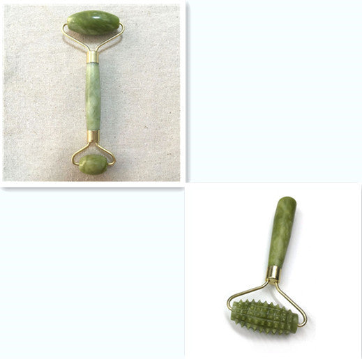 Rouleau de jade double tête Massage visage et soin de la peau