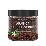 Café gommage exfoliant visage et corps Mooyam pour une peau douce et revitalisée.