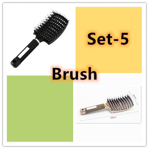 Brosse Démêlante Anti-Nœuds Massage Cuir Chevelu & Brillance