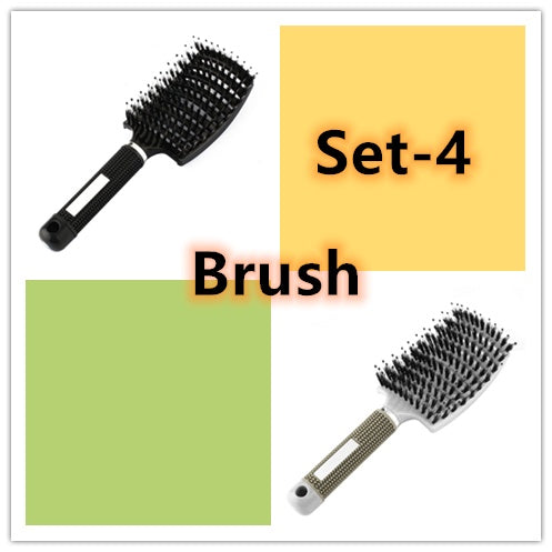 Brosse Démêlante Anti-Nœuds Massage Cuir Chevelu & Brillance
