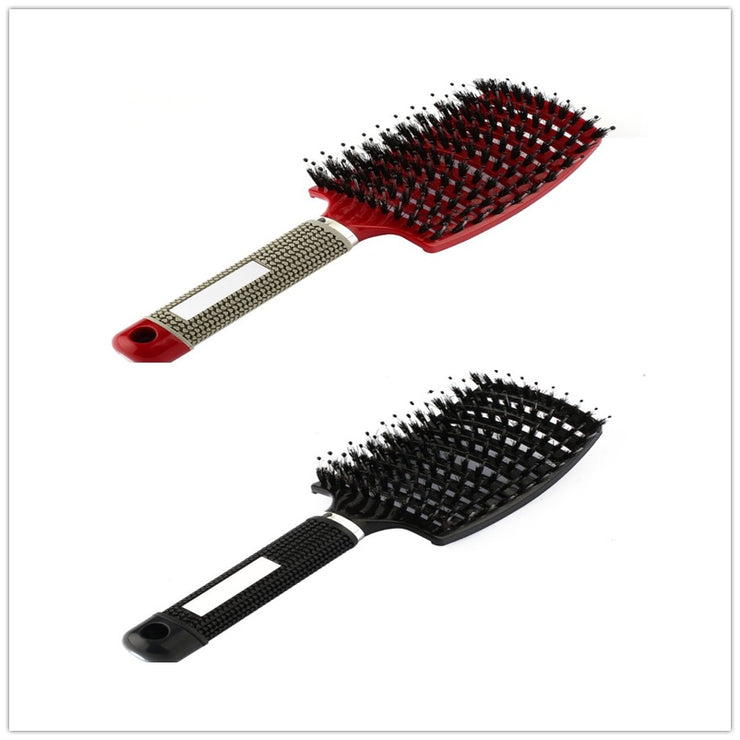 Brosse Démêlante Anti-Nœuds Massage Cuir Chevelu & Brillance