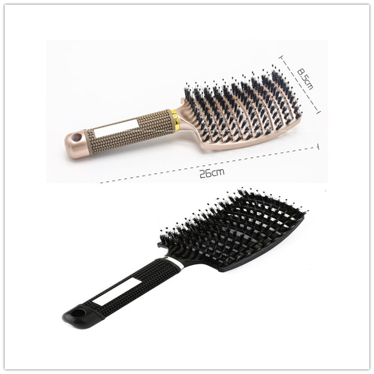 Brosse Démêlante Anti-Nœuds Massage Cuir Chevelu & Brillance