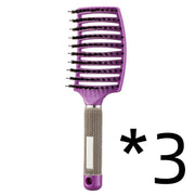 Brosse démêlante femme Poils nylon et massage du cuir chevelu