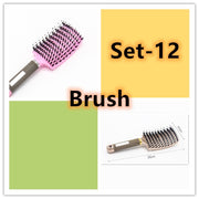 Brosse Démêlante Anti-Nœuds Massage Cuir Chevelu & Brillance