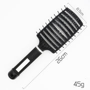 Brosse Démêlante Anti-Nœuds Massage Cuir Chevelu & Brillance