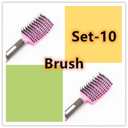 Brosse Démêlante Anti-Nœuds Massage Cuir Chevelu & Brillance