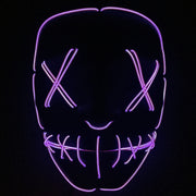 Masque LED lumineux intégral Spécial Halloween et fêtes