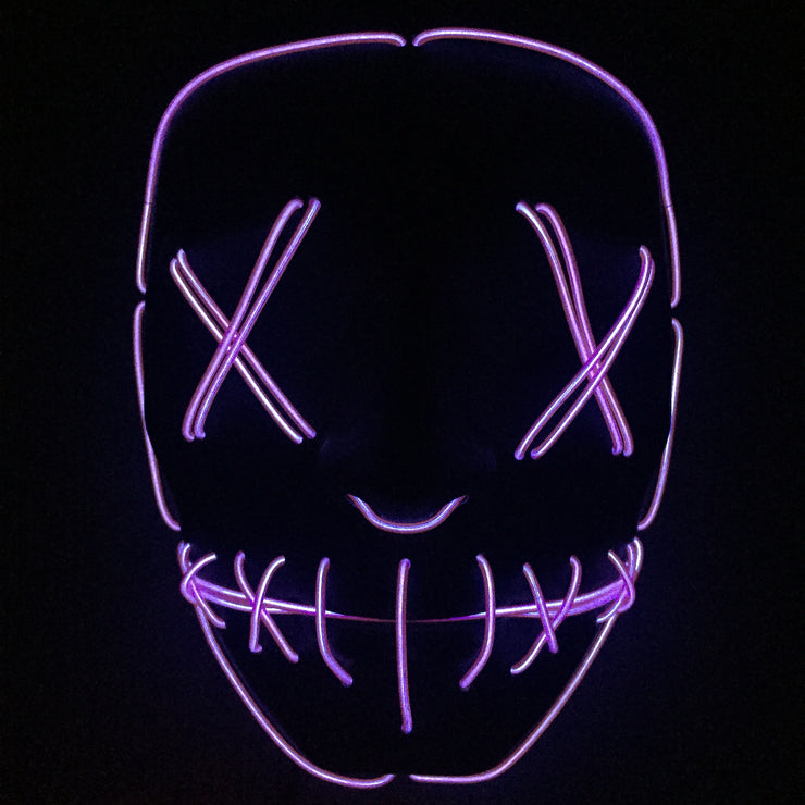 Masque LED lumineux intégral Spécial Halloween et fêtes