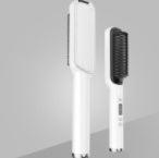 Brosse lissante professionnelle Peigne chauffant électrique en céramique, anti-brûlure