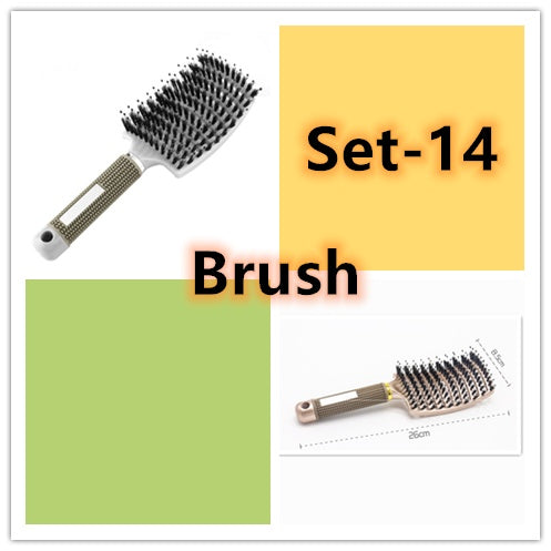 Brosse Démêlante Anti-Nœuds Massage Cuir Chevelu & Brillance
