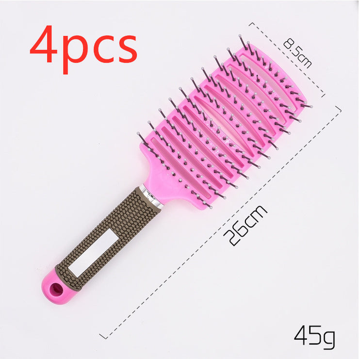 Brosse Démêlante Anti-Nœuds Massage Cuir Chevelu & Brillance