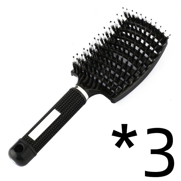 Brosse démêlante femme Poils nylon et massage du cuir chevelu