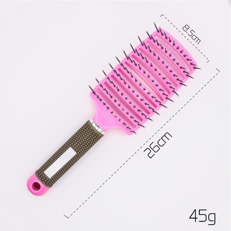 Brosse Démêlante Anti-Nœuds Massage Cuir Chevelu & Brillance