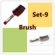Brosse Démêlante Anti-Nœuds Massage Cuir Chevelu & Brillance