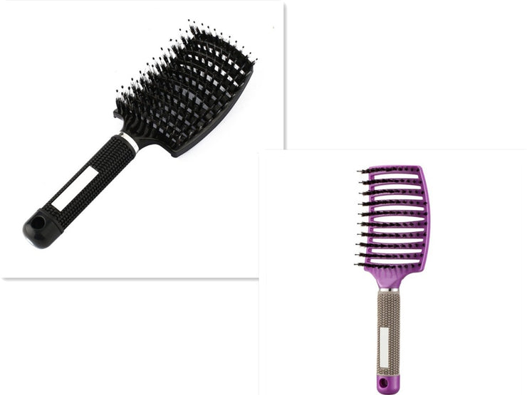 Brosse Démêlante Anti-Nœuds Massage Cuir Chevelu & Brillance