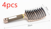 Brosse Démêlante Anti-Nœuds Massage Cuir Chevelu & Brillance