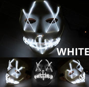 Masque LED lumineux intégral Spécial Halloween et fêtes