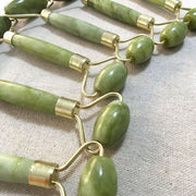 Rouleau de jade double tête Massage visage et soin de la peau