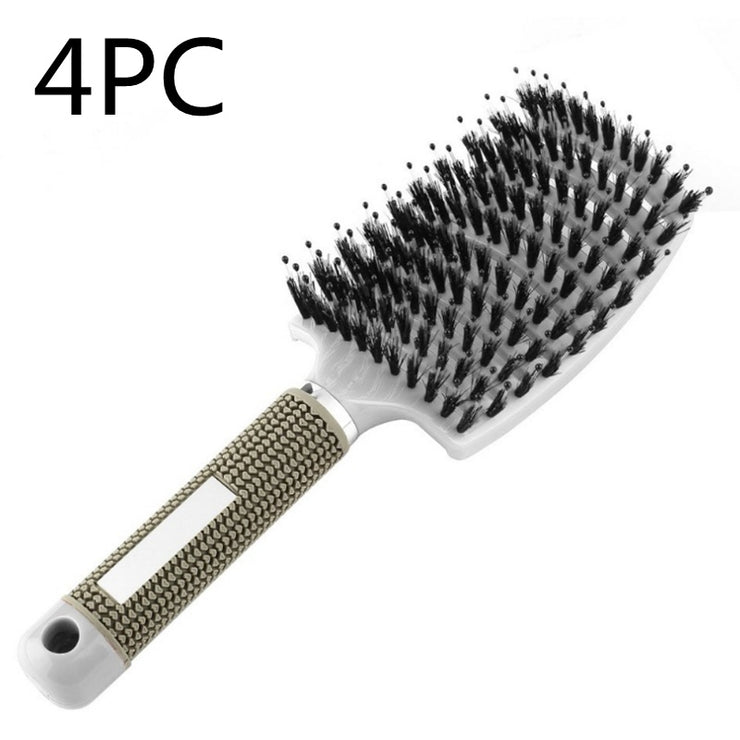 Brosse démêlante femme Poils nylon et massage du cuir chevelu