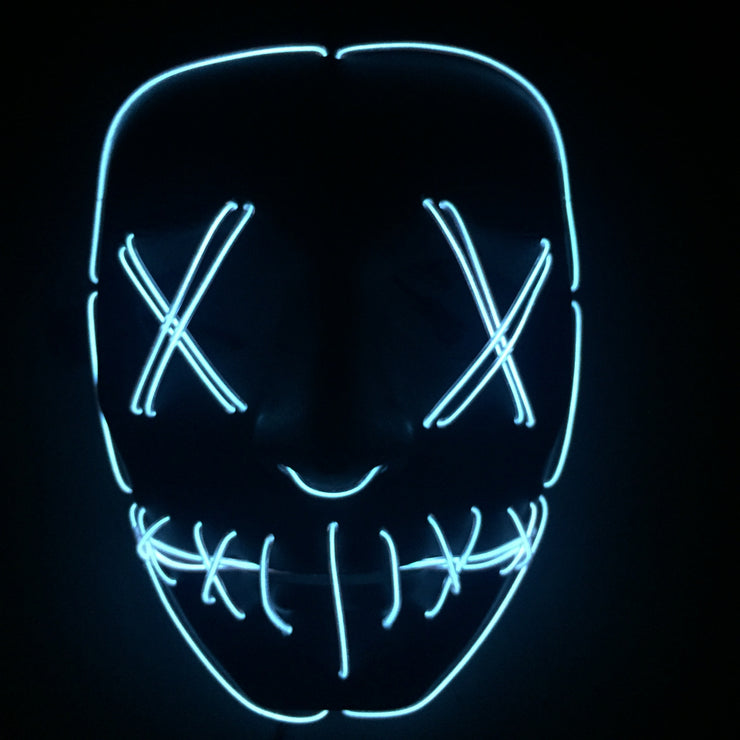 Masque LED lumineux intégral Spécial Halloween et fêtes