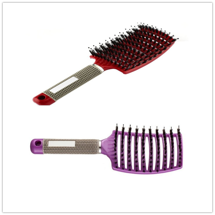 Brosse Démêlante Anti-Nœuds Massage Cuir Chevelu & Brillance