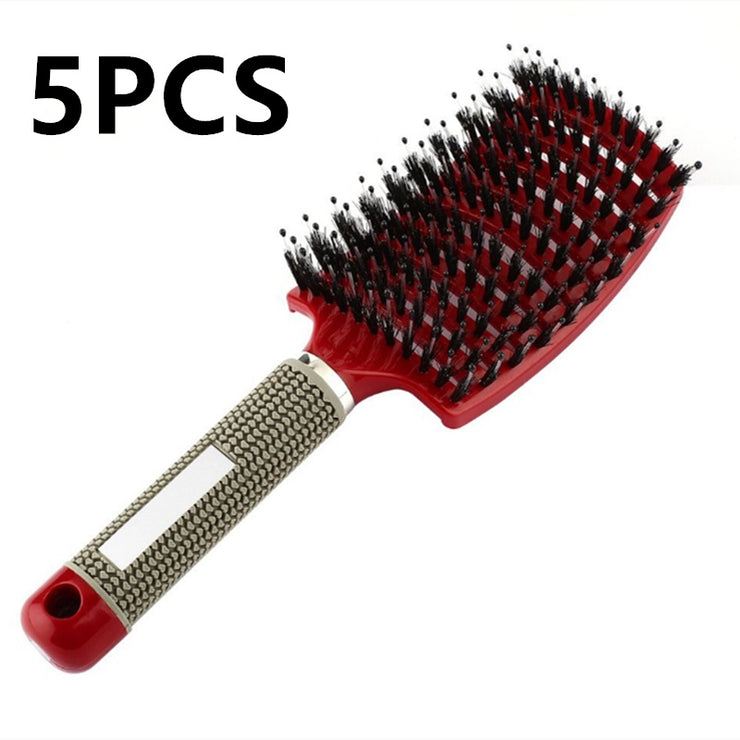Brosse démêlante femme Poils nylon et massage du cuir chevelu