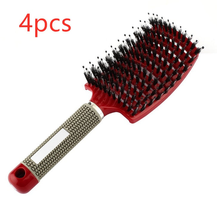 Brosse Démêlante Anti-Nœuds Massage Cuir Chevelu & Brillance