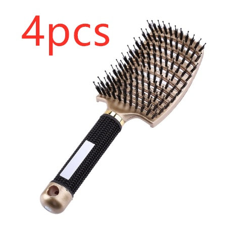 Brosse Démêlante Anti-Nœuds Massage Cuir Chevelu & Brillance