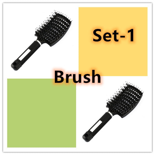Brosse Démêlante Anti-Nœuds Massage Cuir Chevelu & Brillance
