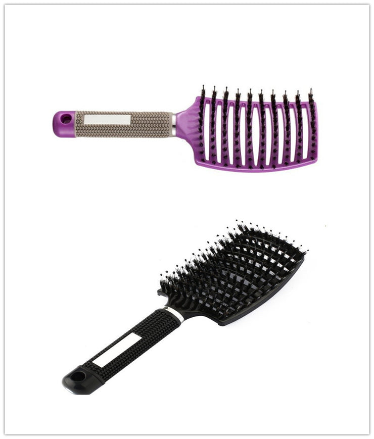 Brosse Démêlante Anti-Nœuds Massage Cuir Chevelu & Brillance