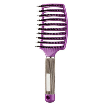 Brosse démêlante femme Poils nylon et massage du cuir chevelu