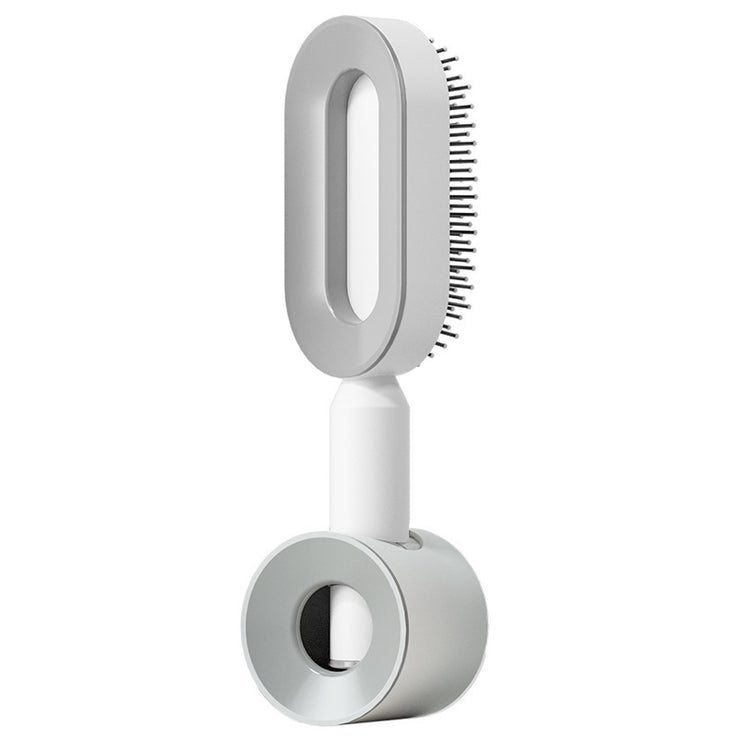 Brosse Auto-Nettoyante Femme Massage Cuir Chevelu & Anti-Statique