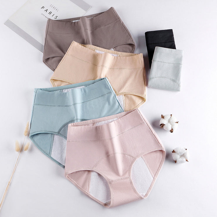 Culotte menstruelle en coton Protection anti-fuites latérales
