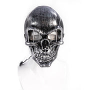 Masque LED Halloween tête de mort Lumineux pour fêtes et soirées