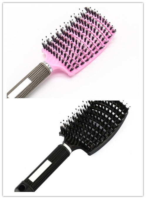 Brosse Démêlante Anti-Nœuds Massage Cuir Chevelu & Brillance