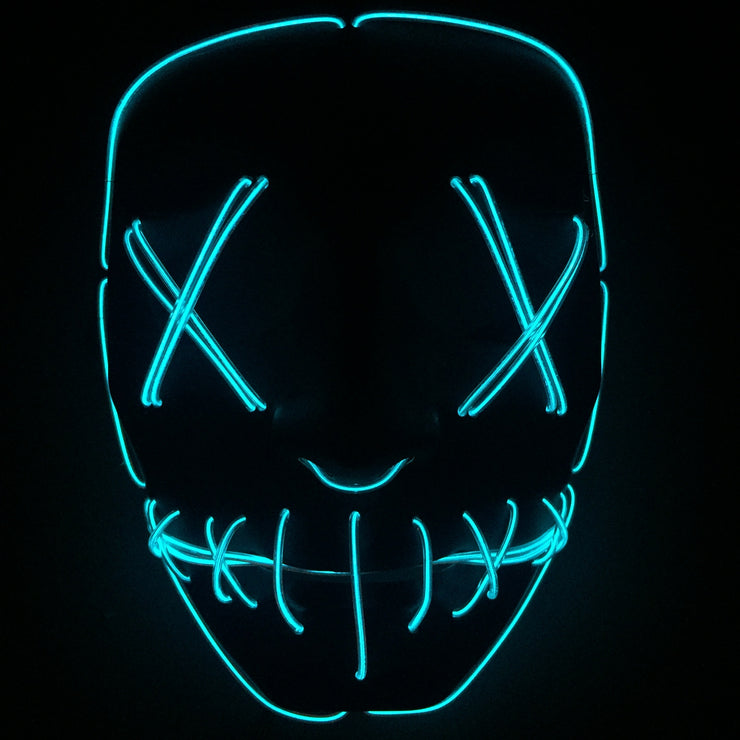 Masque LED lumineux intégral Spécial Halloween et fêtes